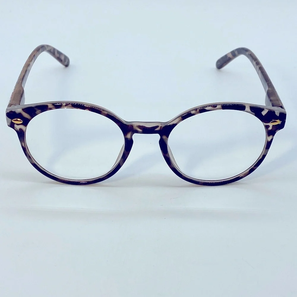 Vera Bradley Tortoise Shell Round Glass Readers NWT, +2.00